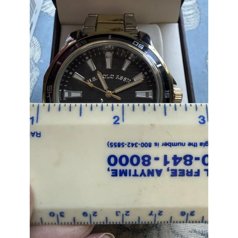 Us Polo Assn. Men's Watch Tri Color Face Usc80474kl New In Box